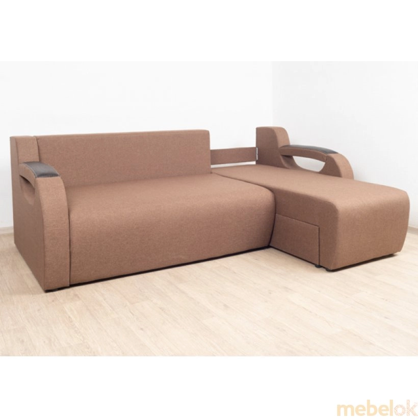 диван с видом в обстановке (Диван угловой Orange-Line Релакс 2 СSF01/LX3-ZONBR)