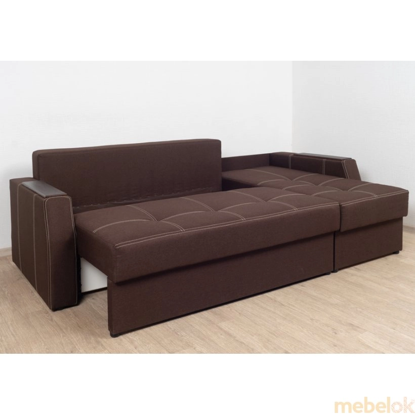 диван с видом в обстановке (Диван угловой Orange-Line Браво 2 CSF/P01-LX12-SILVBEZH)