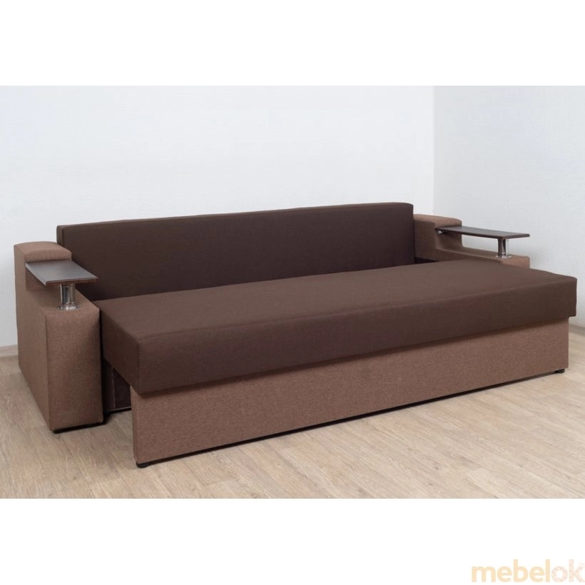 диван с видом в обстановке (Прямой диван Orange-Line Юпитер SF70/LX12-3-SILVBEZH)