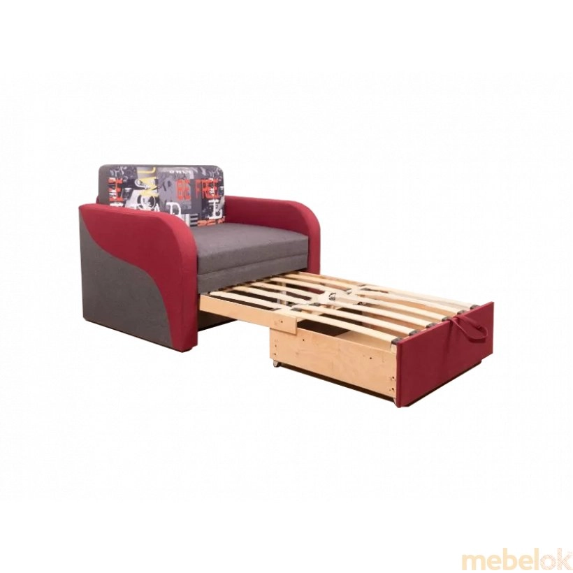 диван с видом в обстановке (Диван Orange-Line Лесик 1100 SF01-LX6-VEL26-MUSGRAF)