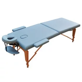 Масажний стіл складаний ZET-1042 LIGHT BLUE розмір L (195x70x61)
