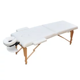 Массажный стол  раскладной ZET-1042 WHITE : размер L ( 195x70x61)