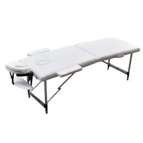 Массажный стол  двухсекционный ZET-1044 WHITE  размер S ( 180x60x61)