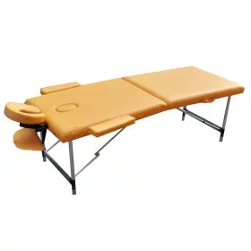 Масажний стіл з регулюванням висоти ZET-1044 YELLOW розмір M (185x70x61)