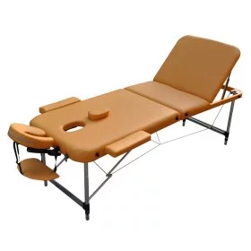 Массажный стол с вырезом для лица ZET-1049 YELLOW размер L ( 195x70x61)