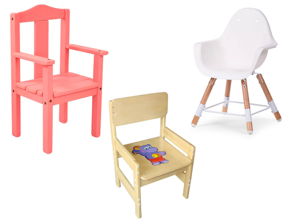 детские кресла и стулья с подлокотниками