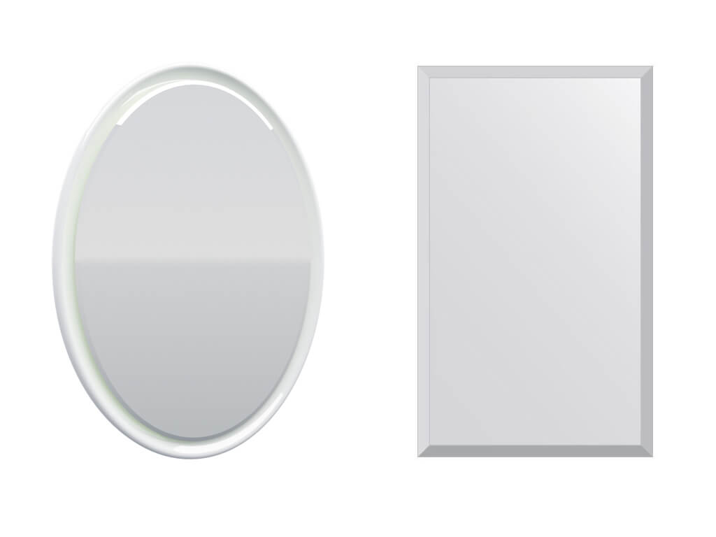 Настенное зеркало в ванную
