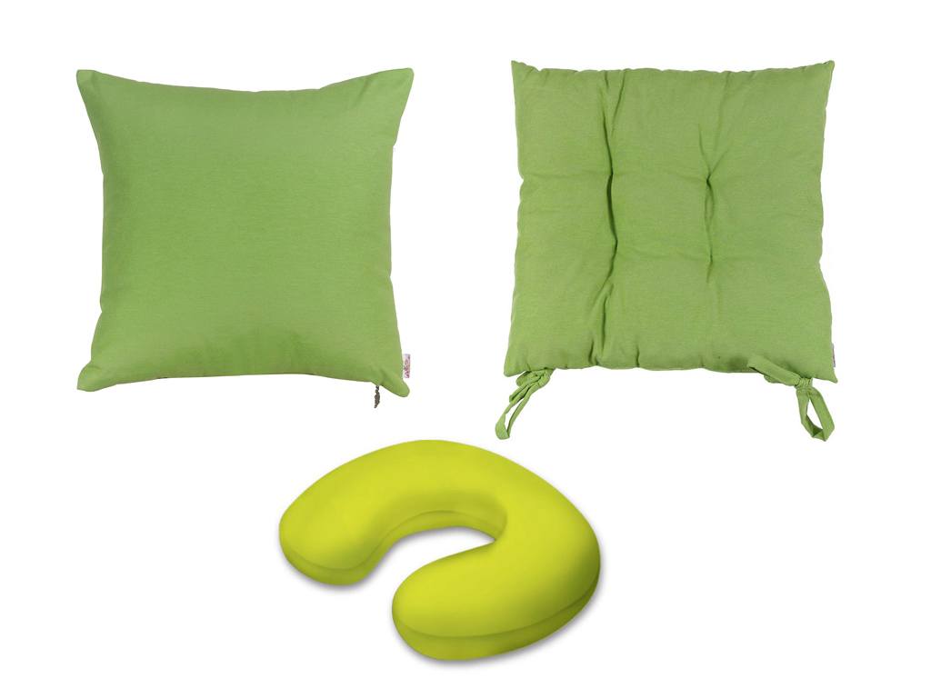 Зеленые подушки
